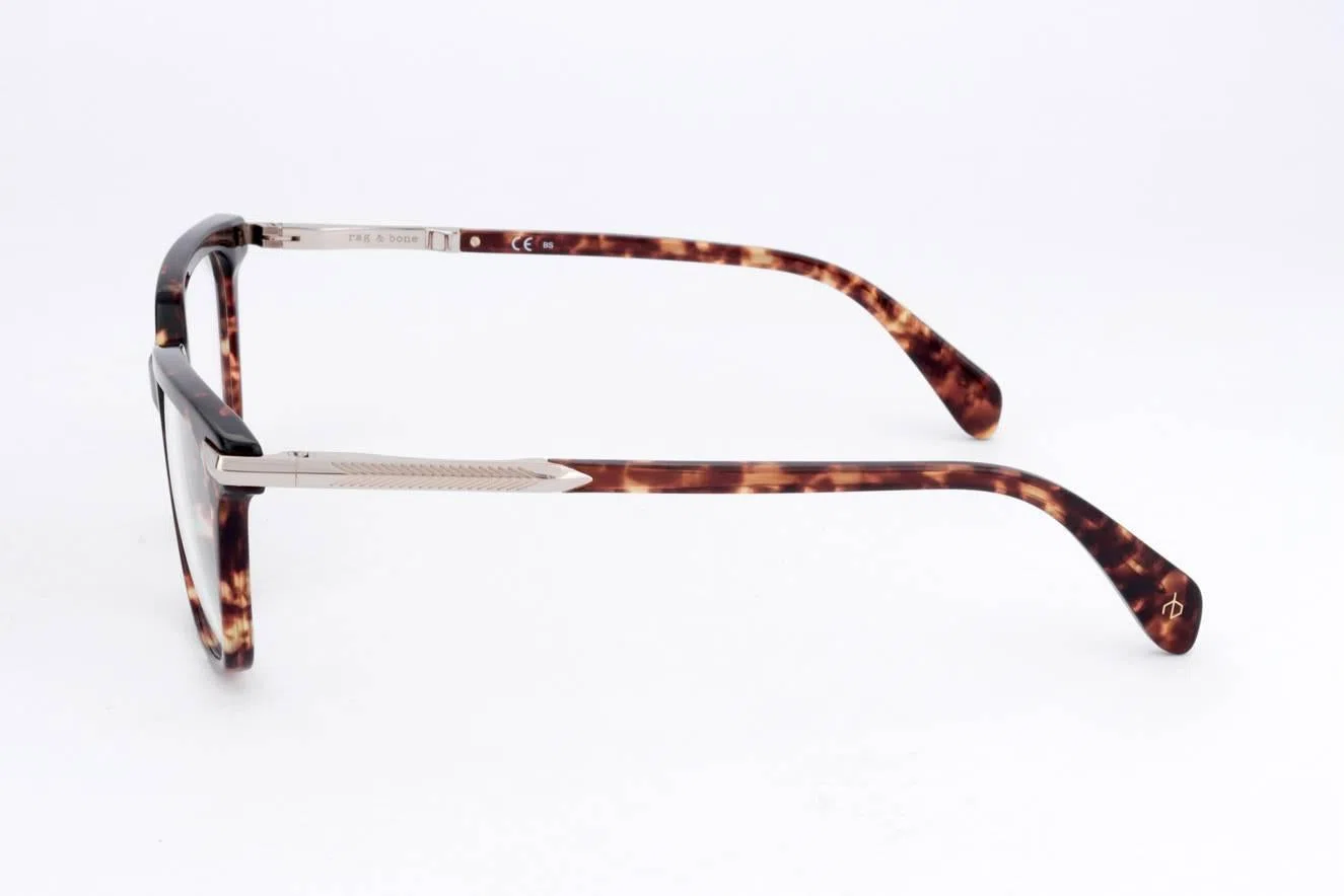 Rag & Bone RNB3055 Eyeglasses - HAVANA - view 3